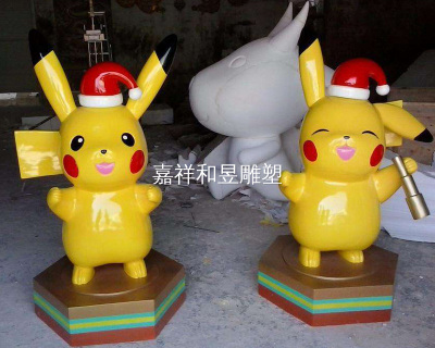 皮卡丘雕塑