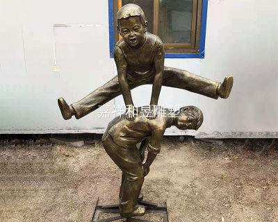 校園童趣雕塑