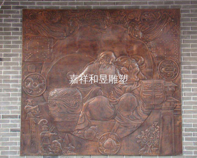濟甯鍛銅浮雕
